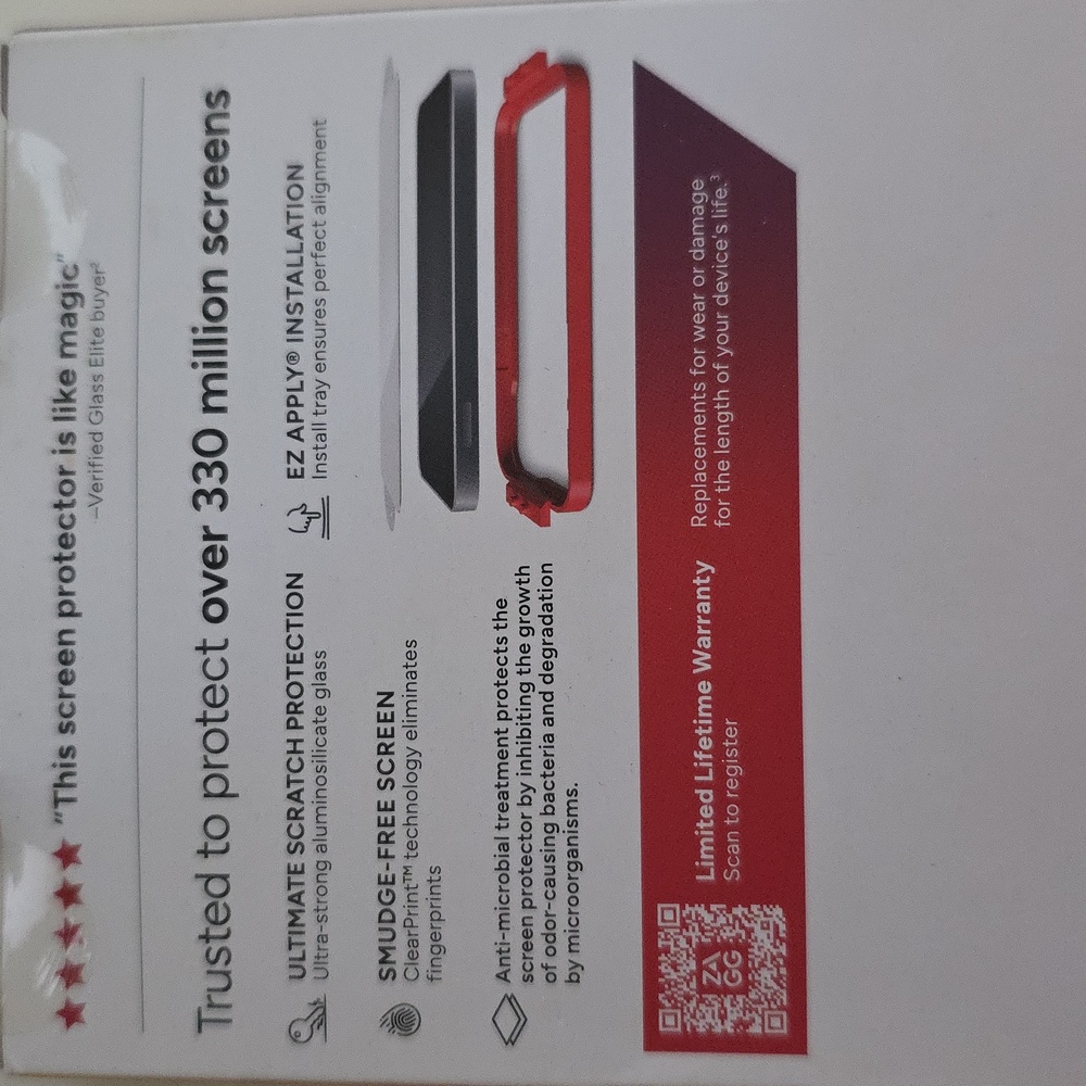 ZAGG Invisible Shield Screen Protector Iphone 6.1 2023 Tempered Glass - Picture 6 of 7